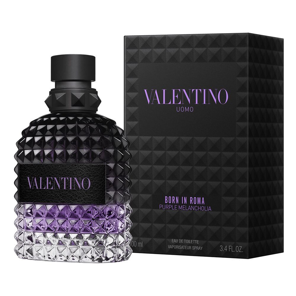 Valentino Uomo Born in Roma NEW 2026 PURPLE MELANCHOLIA 3.4 oz / 100 ml for Men - New
