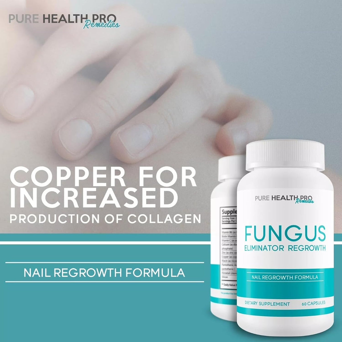 Fungus Eliminator Extreme - Supports Skin & Nail Health - 60 Capsules (PACK OF THREE)