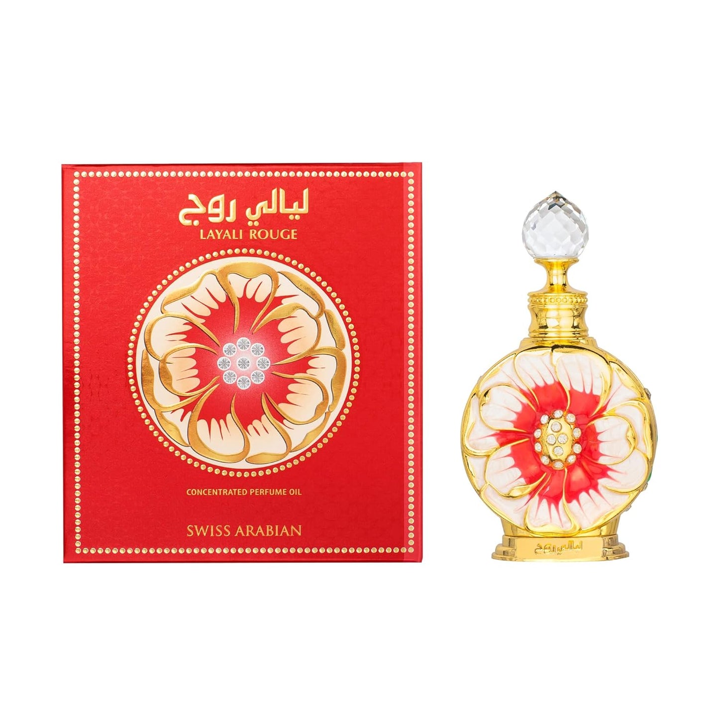 Swiss Arabian Layali Rouge Perfume Oil 0.5 oz