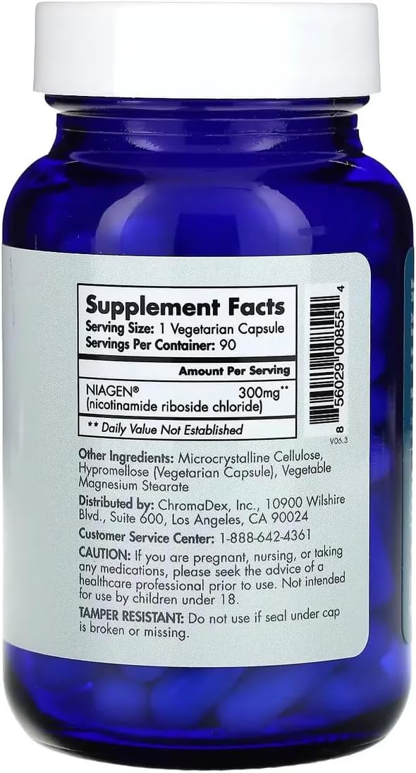 TRU NIAGEN NAD+ Booster 300mg 30 Capsules – Cellular Energy & Healthy Aging Support