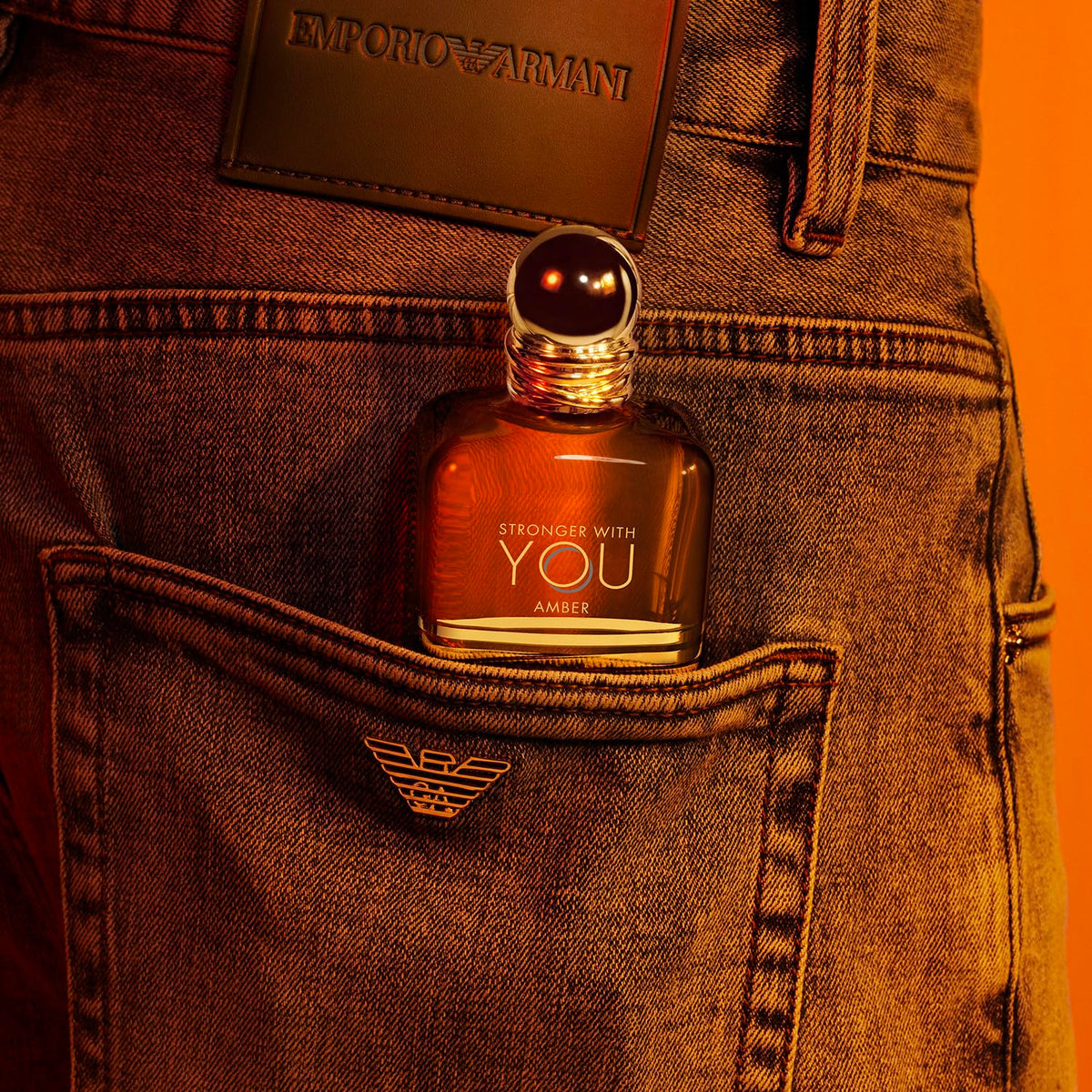 Stronger With You Amber by Armani Beauty for Men – 3.4 oz (100ml)