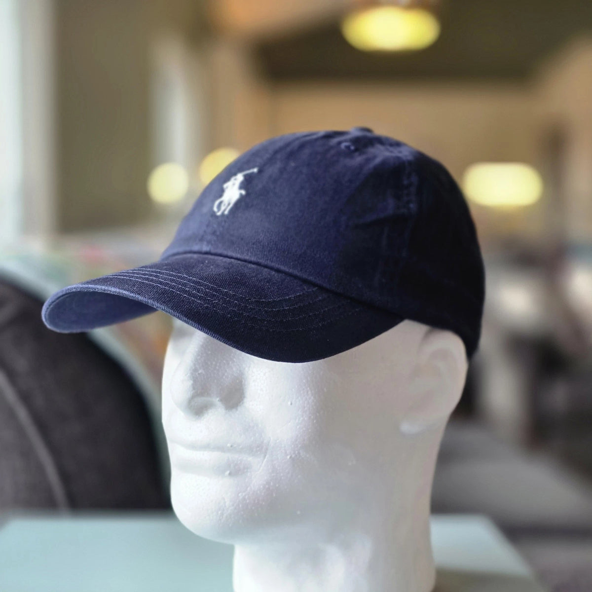 Polo Ralph Lauren Men's One Size Cotton Chino Adjustable Ball Cap Newport Navy