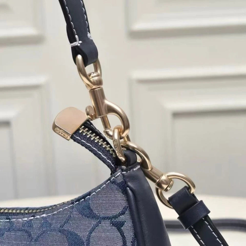 COACH Teri Shoulder Bag CH139 Signature Chambray Blue | NWT | Free Shipping