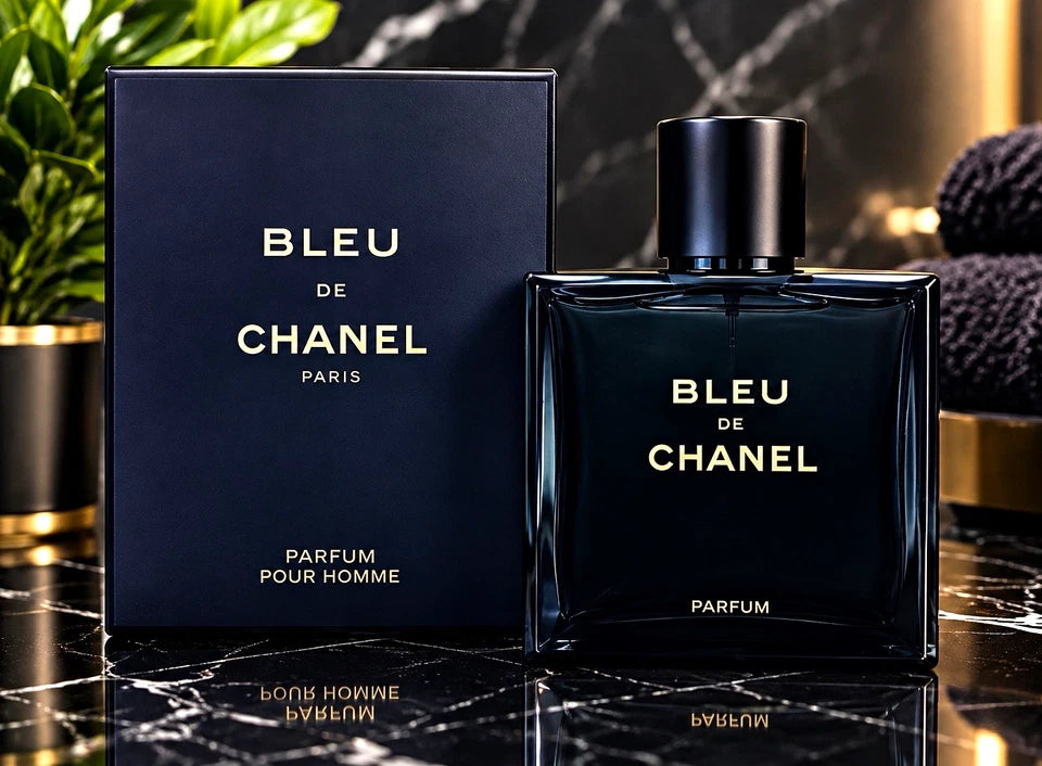 Bleu de CHANEL Eau de Parfum Spray Men, 3.4OZ/100ML Pour Homme