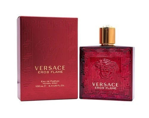 Versace Eros Flame by Versace for Men – 3.4 oz Eau de Parfum (EDP) Cologne New In Box