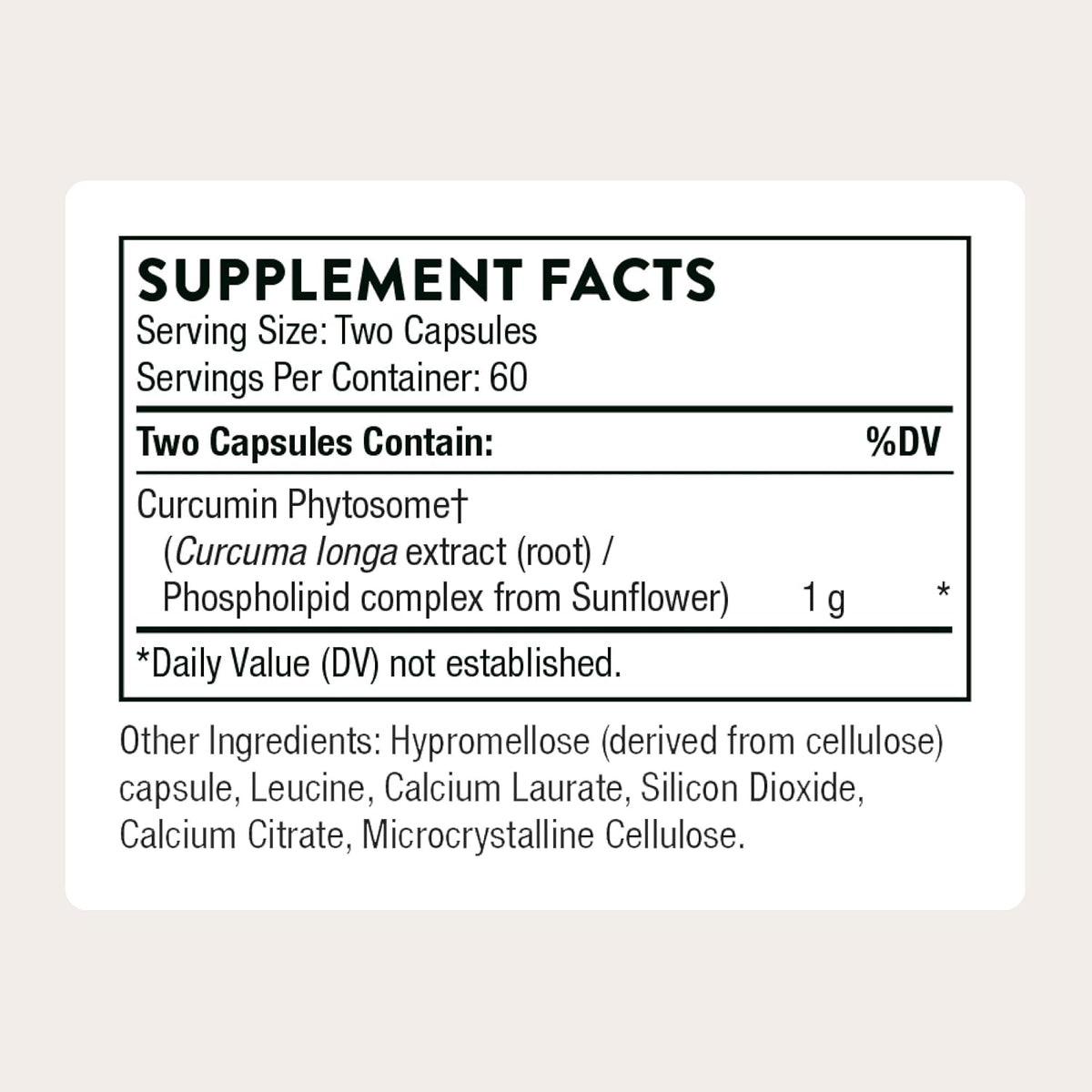 THORNE Curcumin Phytosome 1,000 mg – 120 Capsules Each, Pack of 3 (360 Total) – Factory Sealed