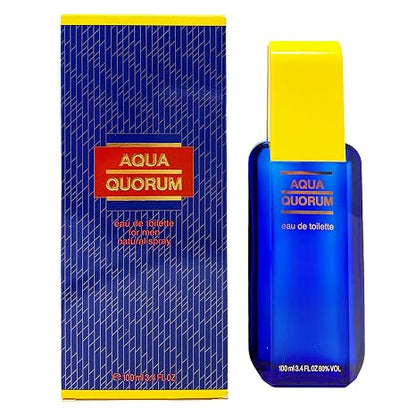 Antonio Puig Aqua Quorum for Men Eau de Toilette Spray 3.4 oz / 100ml