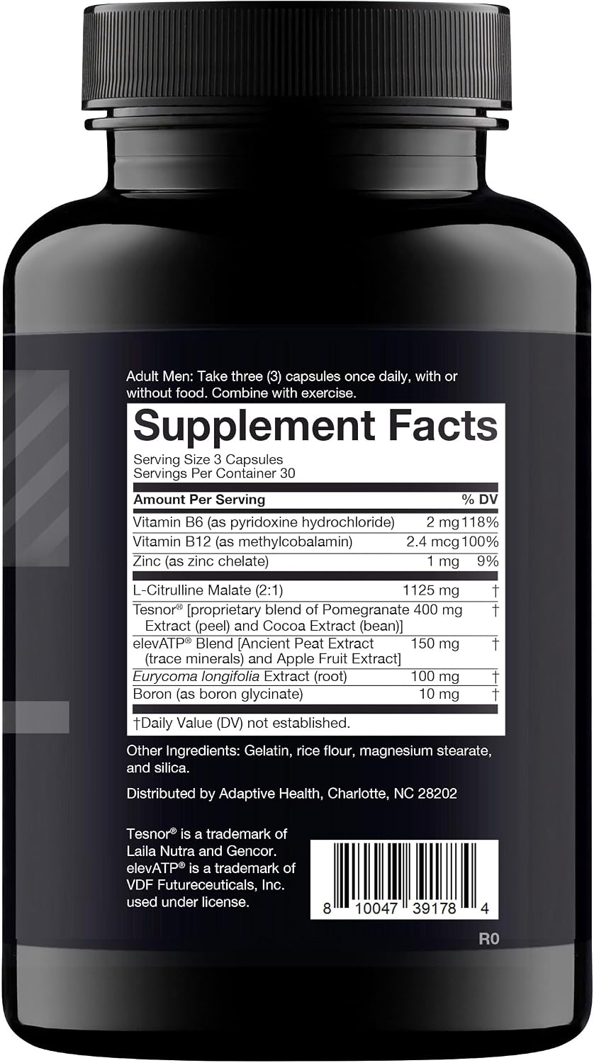Nugenix Total-T Free And Total Testosterone Booster Supplement 90 Capsules (PACK OF THREE)
