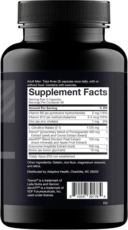 Nugenix Total-T Free And Total Testosterone Booster Supplement 90 Capsules (PACK OF THREE)
