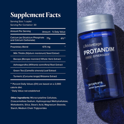 Lifevantage protandim Nrf2 Synergizer 30 Caplets(PACK OF THREE)