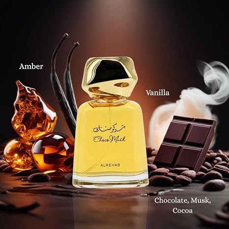 Al-Rehab Choco Musk Eau de Parfum for Women &amp; Men – 100ml / 3.4 oz