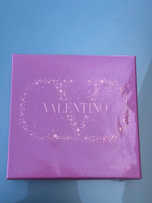 New Valentino Born In Roma Perfume Gift Set 4-Piece Mini Travel Spray Box