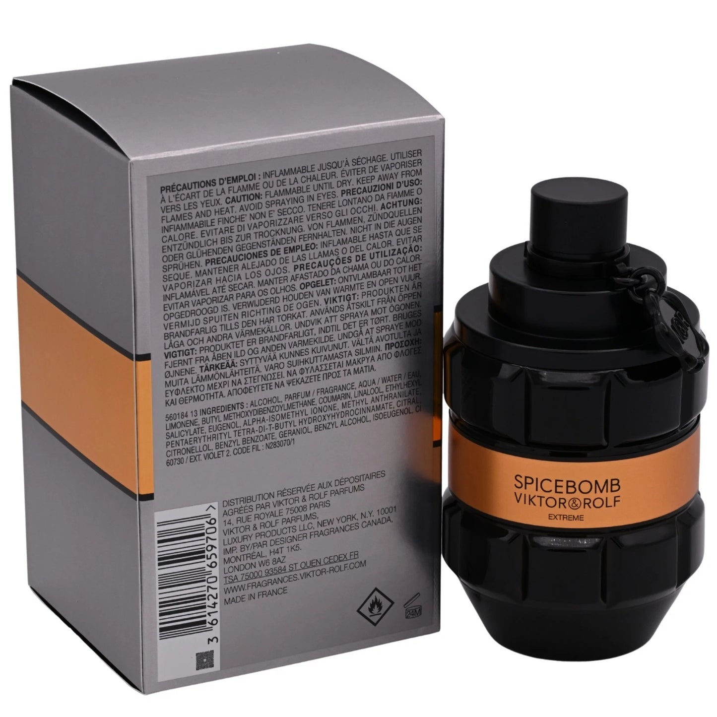 Viktor & Rolf Spicebomb Extreme Eau de Parfum for Men 3.0 oz (90ml)