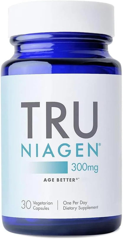 TRU NIAGEN NAD+ Booster 300mg 30 Capsules – Cellular Energy & Healthy Aging Support