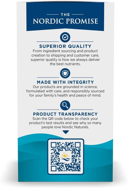 Nordic Naturals Ultimate Omega 2X Lemon 180 Softgels – High Potency Omega-3 EPA & DHA Support