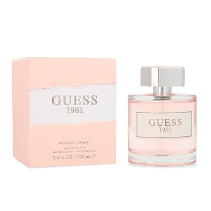 GUESS 1981 Eau de Toilette Perfume Spray for Women, 3.4 Fl. Oz. / 100ml