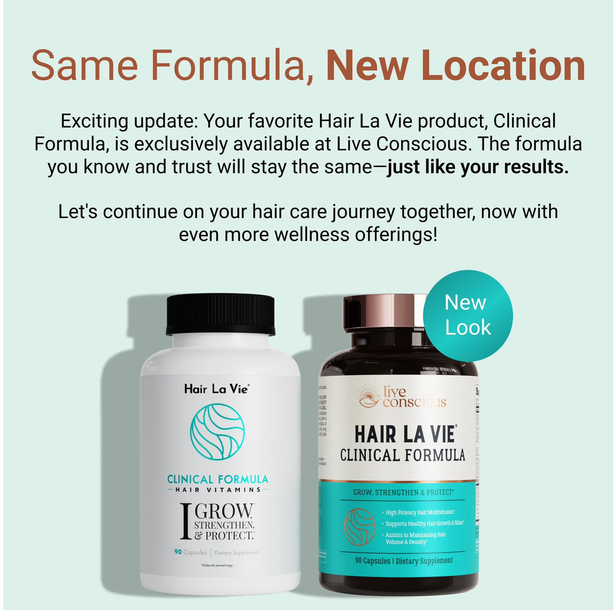 Hair La Vie Clinical Formula Hair Growth Vitamins 90 Capsules – Biotin & Collagen Support