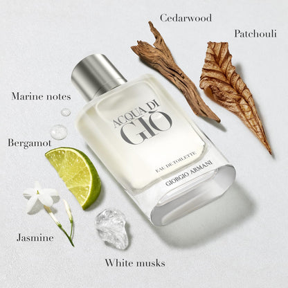 Armani Beauty Acqua di Giò Eau de Toilette for Men – Fresh Aquatic Cologne