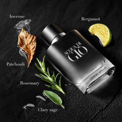 Armani Beauty Acqua di Giò Parfum for Men – Earthy &amp; Woody Cologne