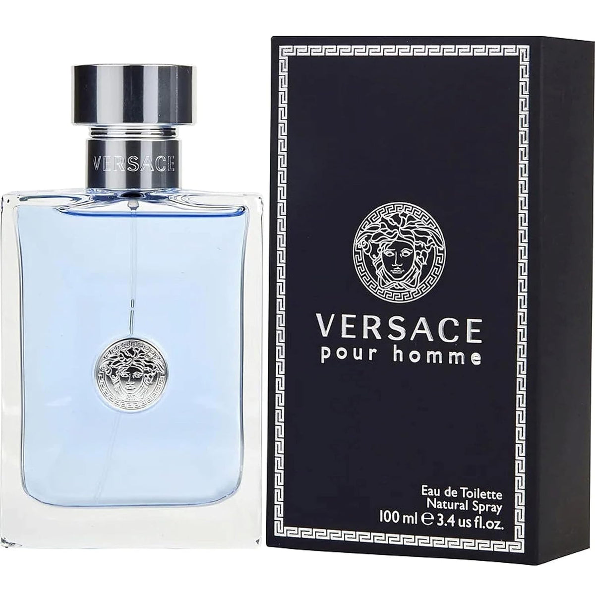Versace Pour Homme by Versace for Men – 3.4 oz (100ml) Eau de Toilette Spray
