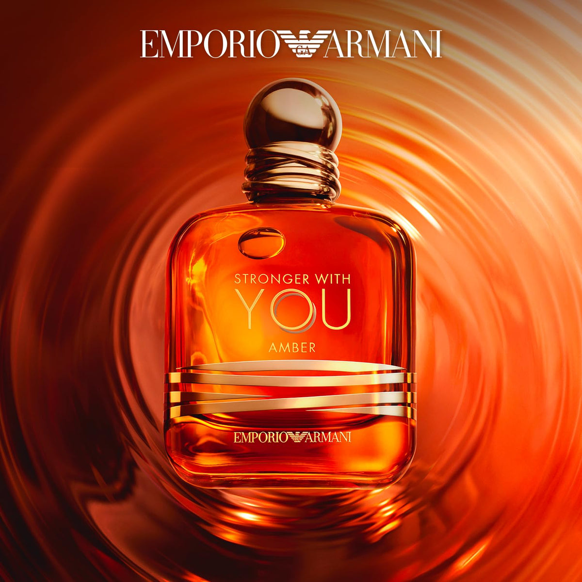 Stronger With You Amber by Armani Beauty for Men – 3.4 oz (100ml)
