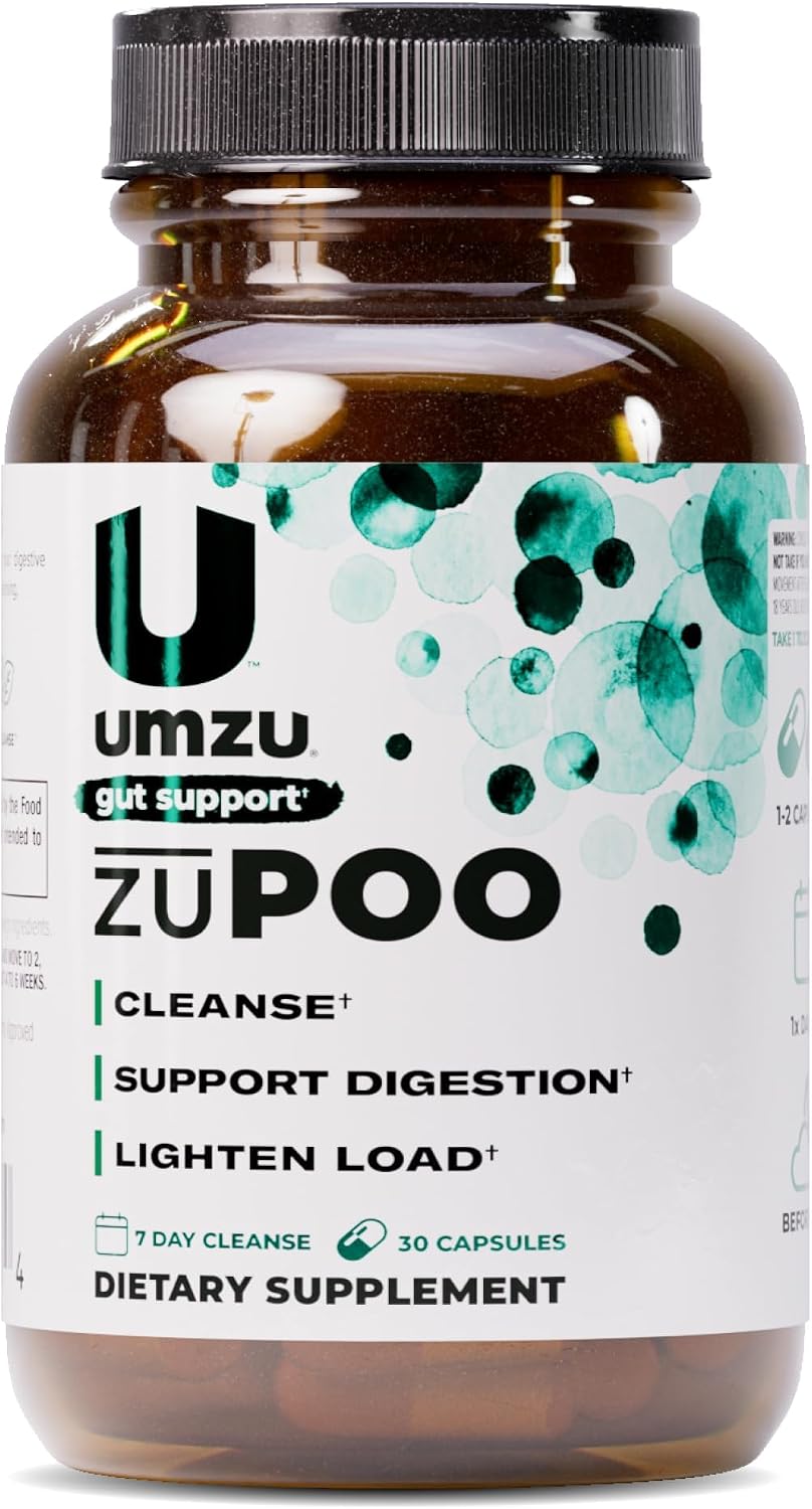 UMZU zuPOO Colon Cleanse Supplement 30 Capsules – Gut & Digestive Support