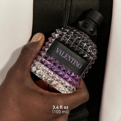 Valentino Born in Roma Uomo Purple Melancholia Eau de Toilette for Men – 3.4 fl oz (100ml)