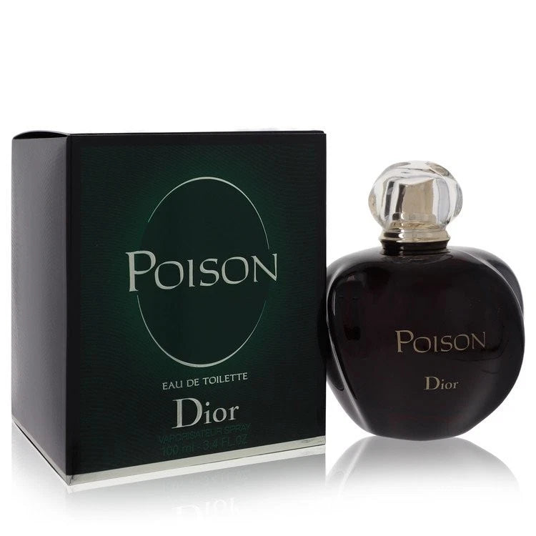Christian Dior Poison Eau De Toilette Spray for Women 3.4 oz (100ml) Brand New Sealed Box