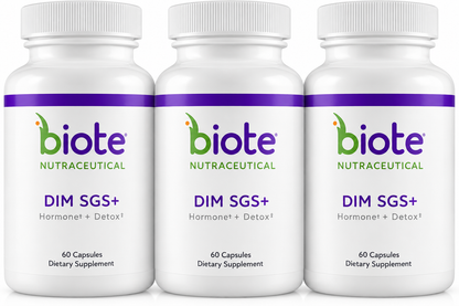 bioTE Nutraceuticals - DIM SGS + - Hormone + Detox (60 Capsules) (PACK OF THREE)