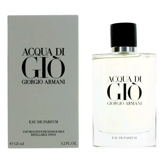 Giorgio Armani Acqua di Giò Eau de Parfum Refillable for Men – 4.2 oz (125ml) Spray