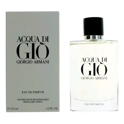 Giorgio Armani Acqua di Giò Eau de Parfum Refillable for Men – 4.2 oz (125ml) Spray