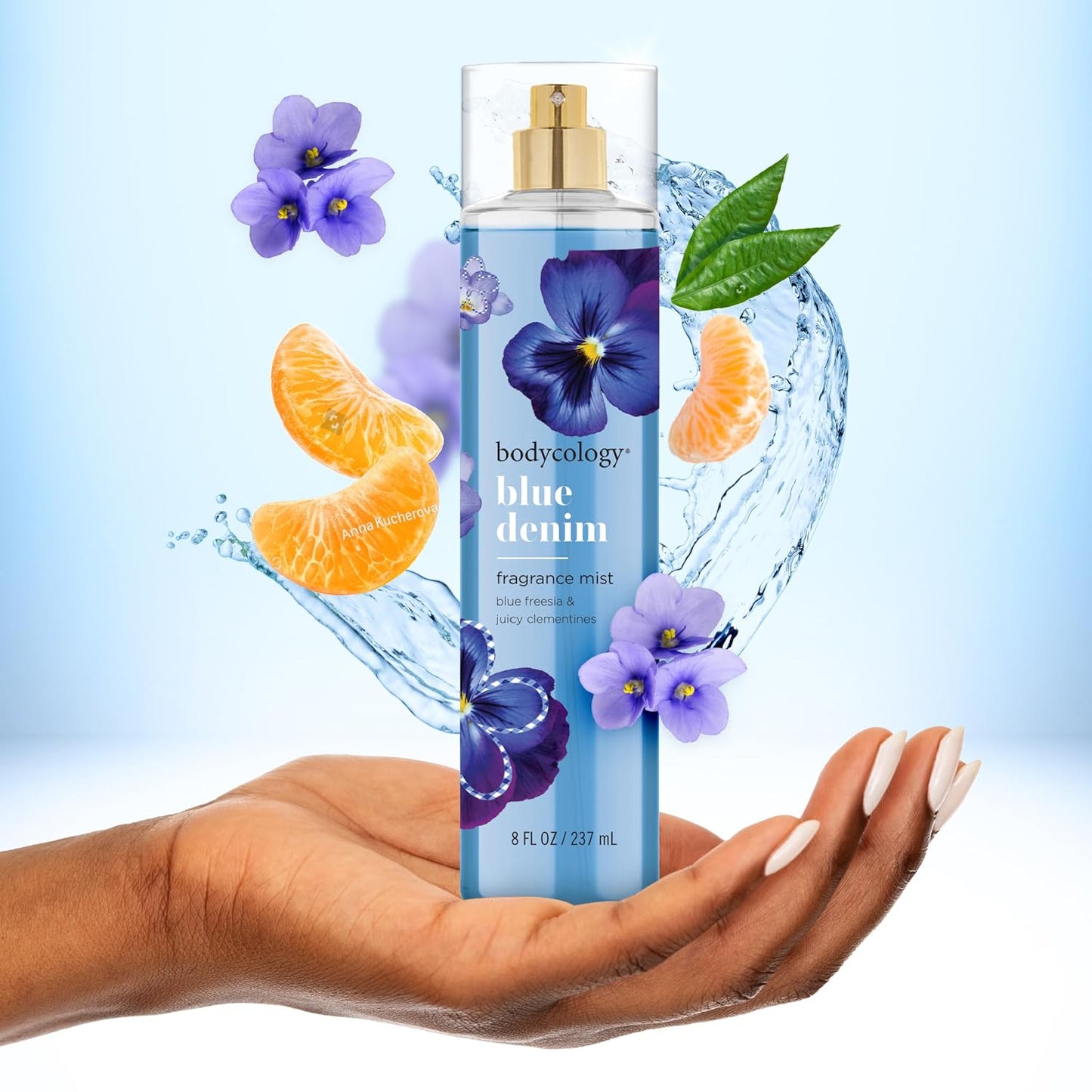 Bodycology Blue Denim Fragrance Body Mist 8 fl oz