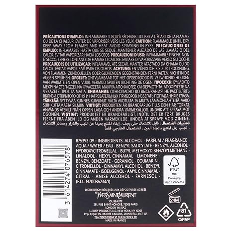 Yves Saint Laurent Black Opium Over Red Eau de Parfum – 1.6 oz