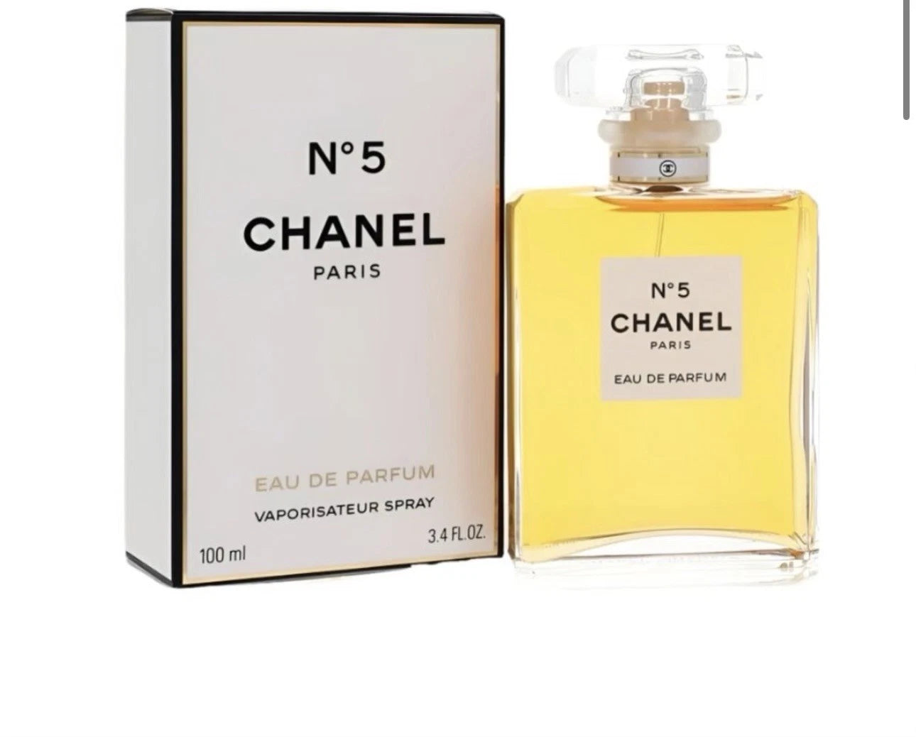CHANEL No. 5 Eau de Parfum for Women 3.4 oz (100ml)
