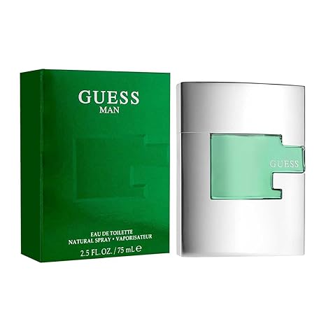 GUESS Man by GUESS Eau de Toilette Cologne Spray for Men, 2.5 Fl Oz / 75ml