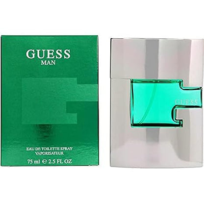 GUESS Man by GUESS Eau de Toilette Cologne Spray for Men, 2.5 Fl Oz / 75ml