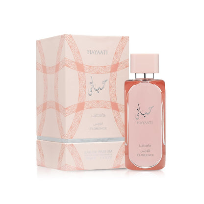 Lattafa Hayaati Florence for Women Eau de Parfum Spray, 3.4 oz / 100ml