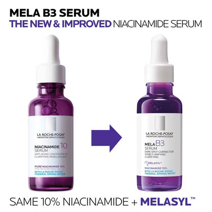 La Roche-Posay Mela B3 Dark Spot Serum with Melasyl &amp; 10% Niacinamide 1 fl oz