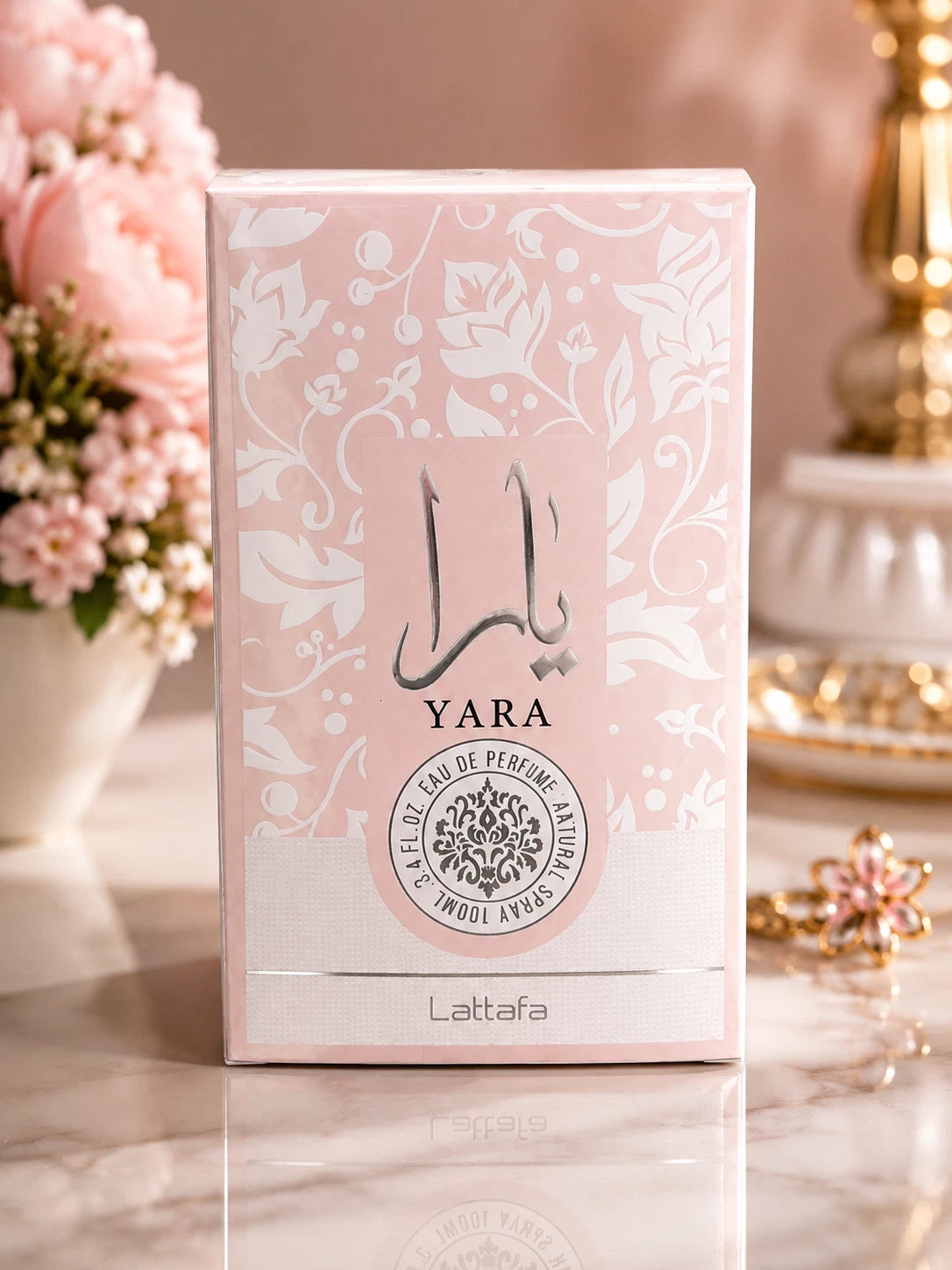 Lattafa Yara Eau de Parfum Spray for Women 3.4 oz (100ml)
