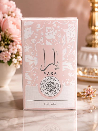 Lattafa Yara Eau de Parfum Spray for Women 3.4 oz (100ml)