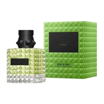 Valentino Donna Born In Roma Green Stravaganza Eau de Parfum for Women 3.4 oz (100ml)