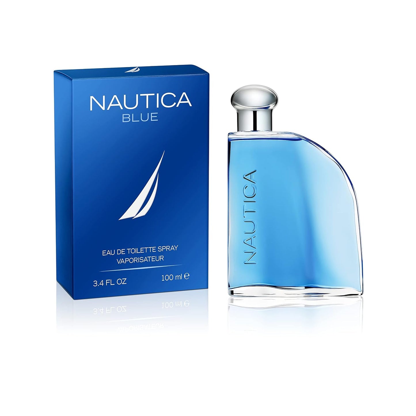 Nautica Blue Eau de Toilette for Men, 3.4 Fl Oz / 100ml