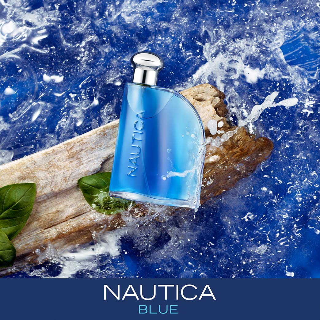 Nautica Blue Eau de Toilette for Men, 3.4 Fl Oz / 100ml