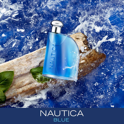 Nautica Blue Eau de Toilette for Men, 3.4 Fl Oz / 100ml