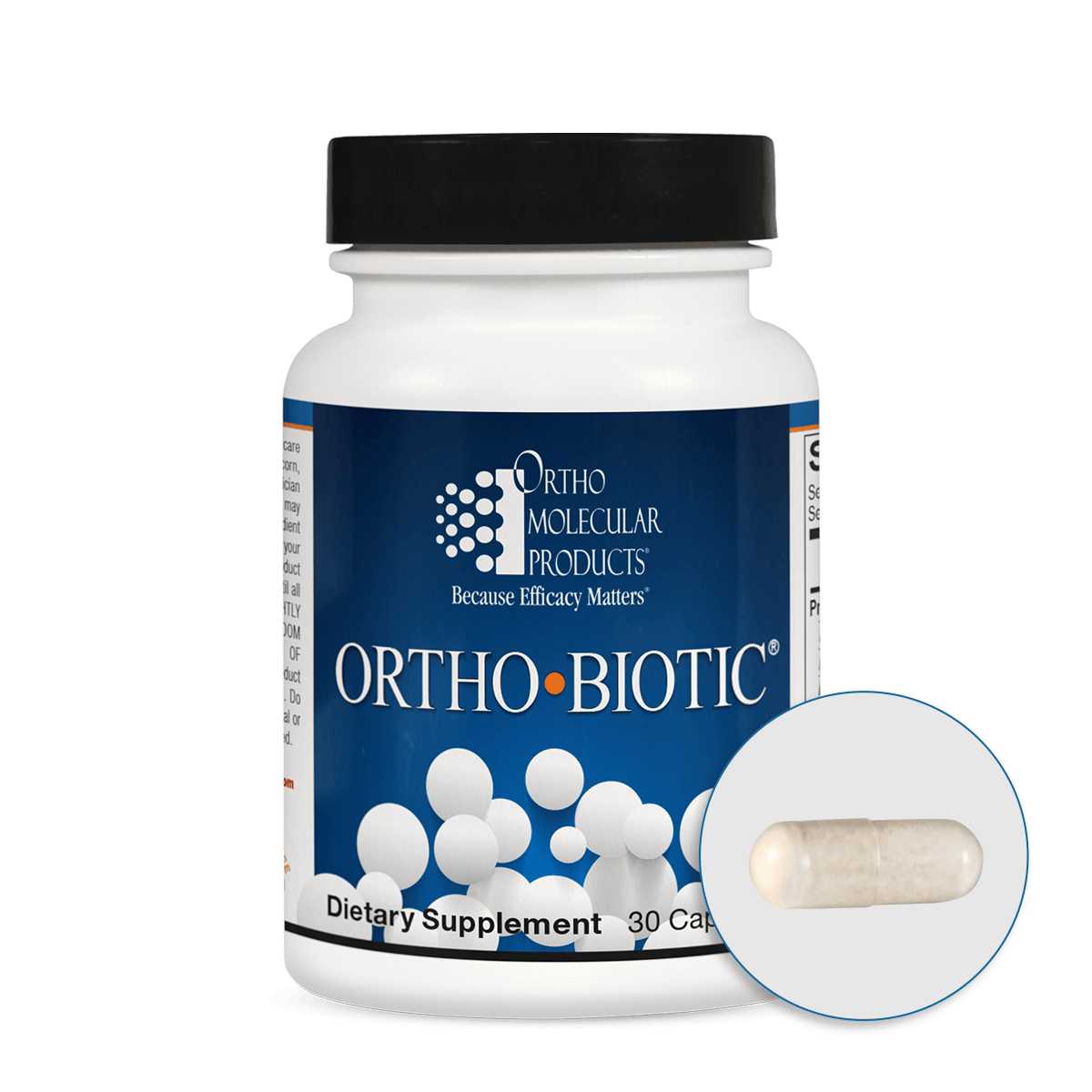 Ortho Biotic Probiotic Supplement 30 Capsules – Advanced Digestive & Gut Health Support