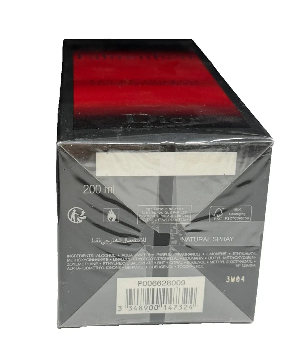 Dior Fahrenheit Eau De Toilette Spray for Men 6.8 oz / 200ml – New in Sealed Box