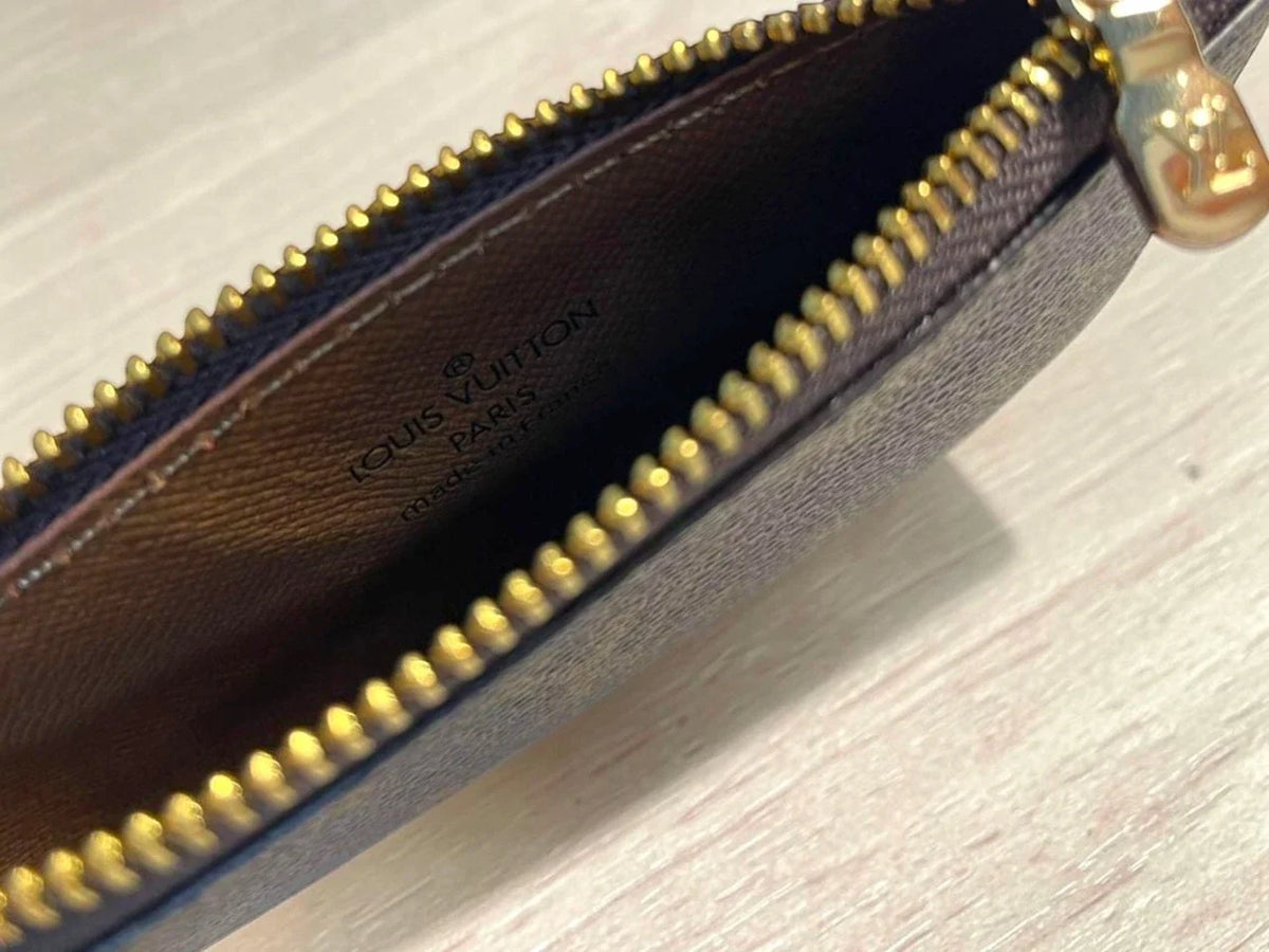 Louis Vuitton Monogram Key Pouch Pochette Cles Coin Purse W/Box & Bag | USA |