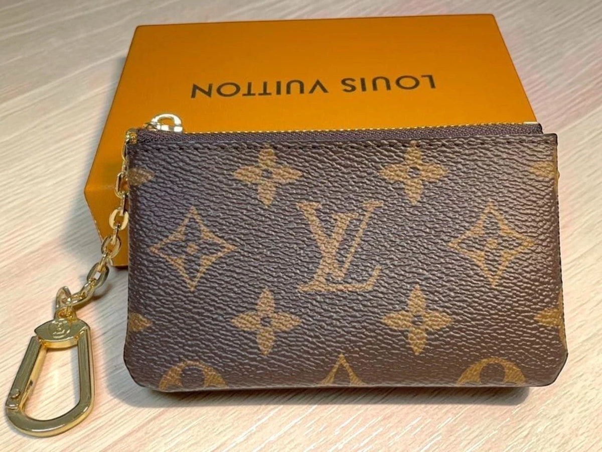 Louis Vuitton Monogram Key Pouch Pochette Cles Coin Purse W/Box & Bag | USA |