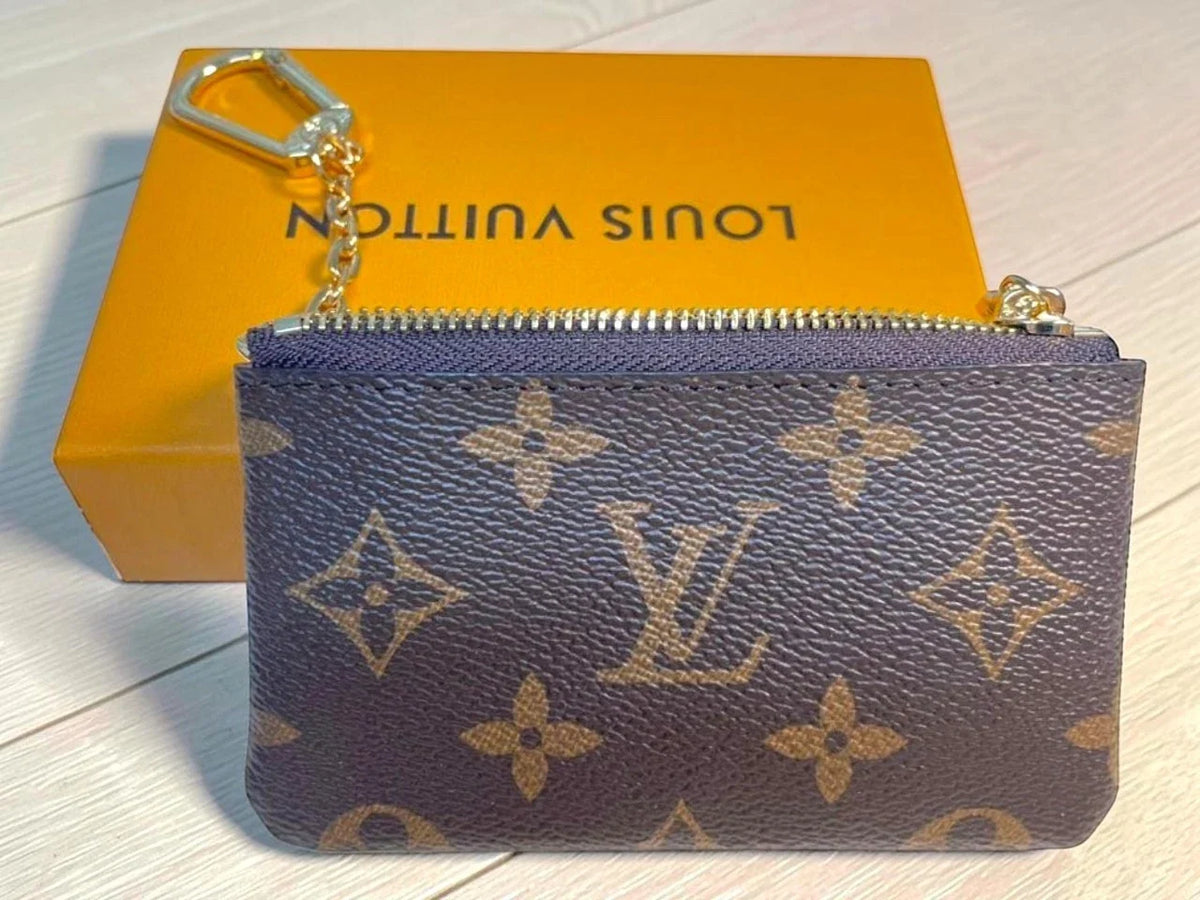 Louis Vuitton Monogram Key Pouch Pochette Cles Coin Purse W/Box & Bag | USA |