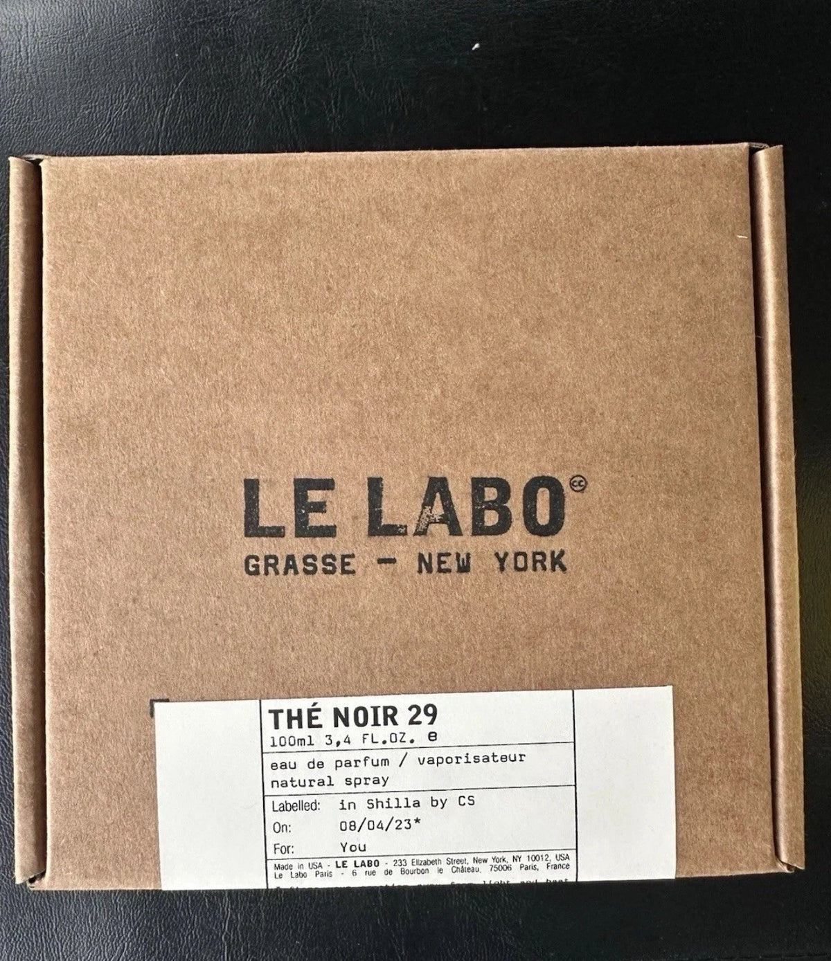 Le Labo The Noir 29 3.4 oz / 100 ml Unisex EDP - In Box &amp; Sealed Pack